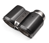 Akrapovic Octagonal Exhaust Tips - BMW / G80 M3