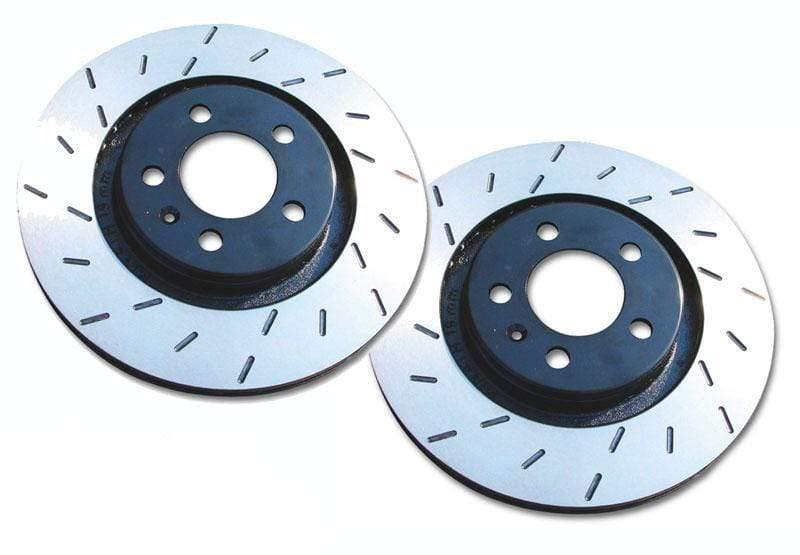 Rear EBC Ultimax Slotted Rotor Set (256x22mm)