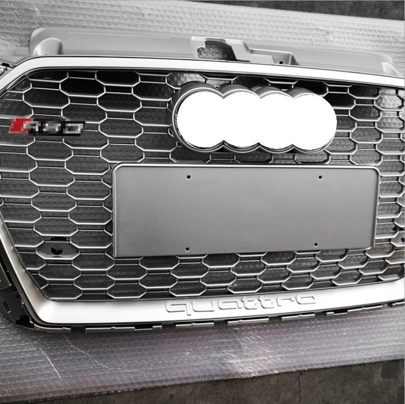 Audi RS3 Silver Honeycomb Front Grille | (2017-2020) 8V.5 A3/S3