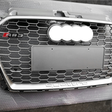 Audi RS3 Silver Honeycomb Front Grille | (2017-2020) 8V.5 A3/S3