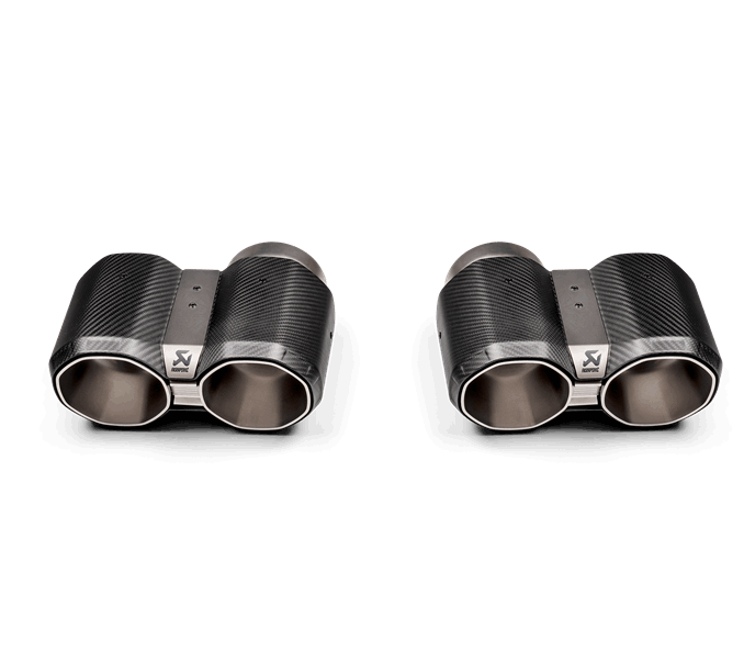 Akrapovic Octagonal Exhaust Tips - BMW / G80 M3