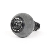 BFI GS2 Heavy Weight Shift Knob - Gray Alcantara - Black Anodized (981 / 991 Porsche Fitment)