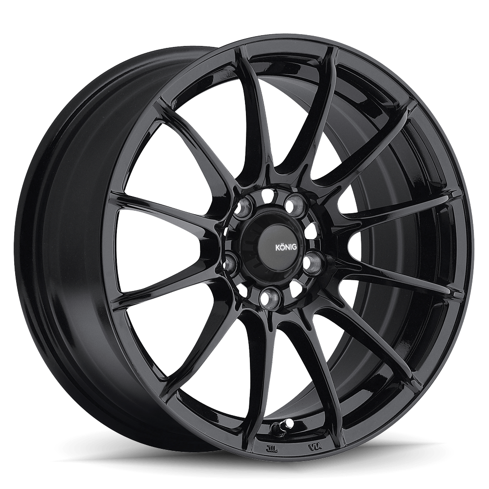 Konig Dial In 15" 4x100 Gloss Black