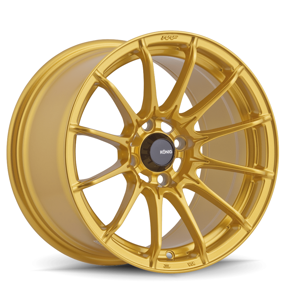 Konig Dial In 15" 4x100 Gloss Gold