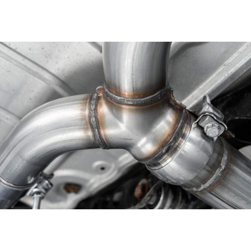 MBRP PRO Series VW Mk7 GTI 3" Cat Back Dual Exhaust System with CF Tips