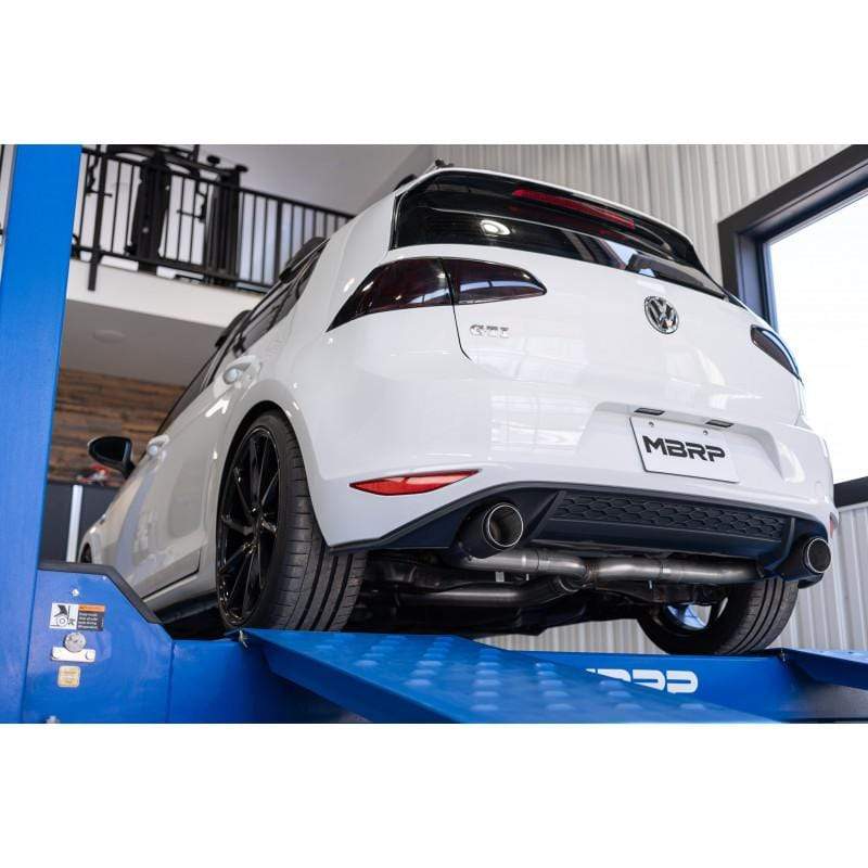 MBRP PRO Series VW Mk7 GTI 3" Cat Back Dual Exhaust System with CF Tips