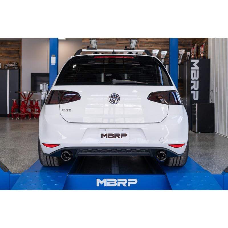 MBRP PRO Series VW Mk7 GTI 3" Cat Back Dual Exhaust System with CF Tips