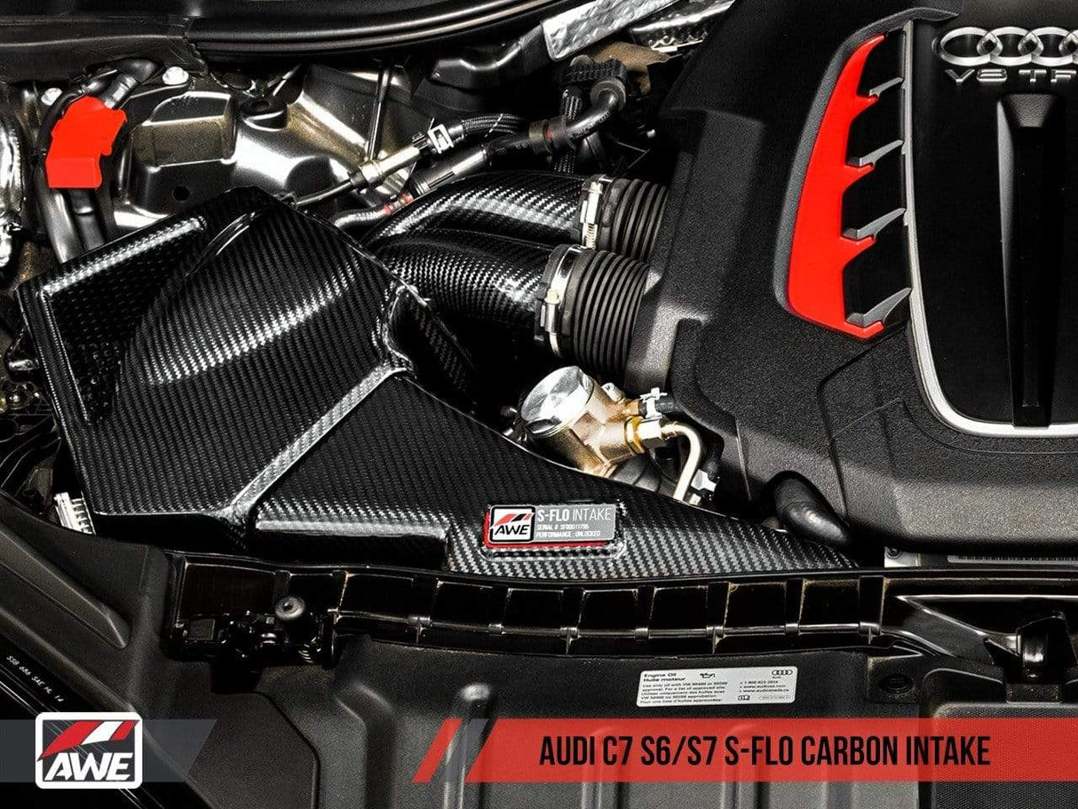 AWE Tuning S-Flo Carbon Intake | Audi S6/S7 4.0T