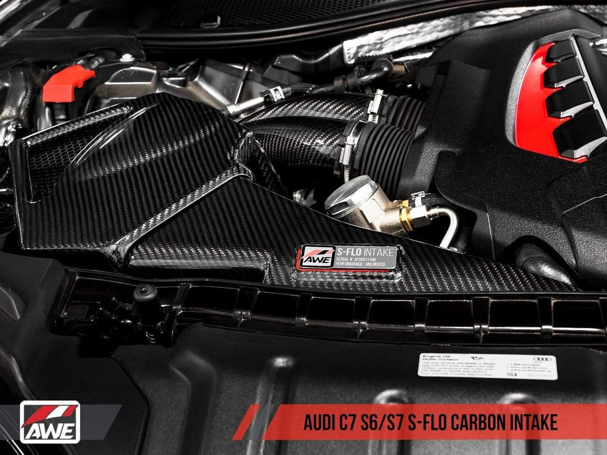 AWE Tuning S-Flo Carbon Intake | Audi S6/S7 4.0T