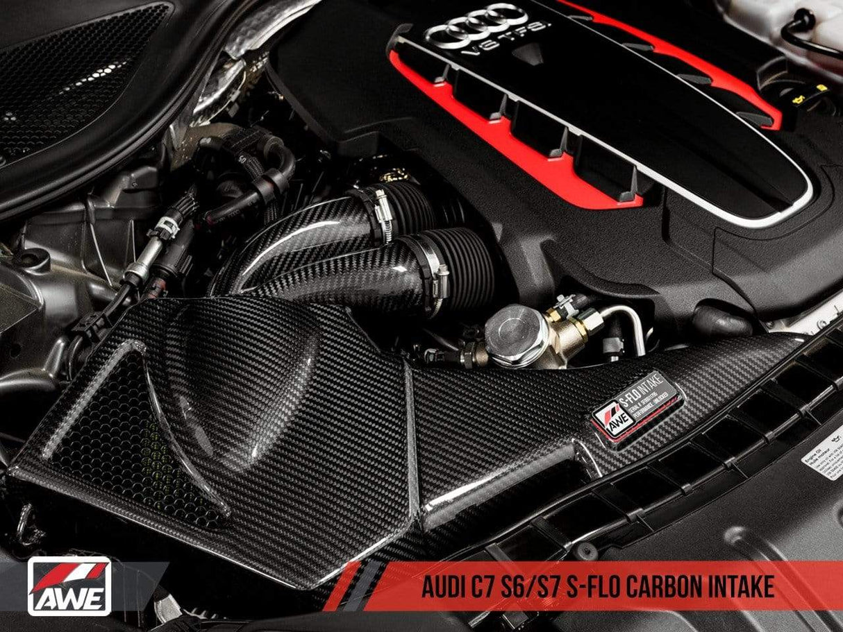 AWE Tuning S-Flo Carbon Intake | Audi S6/S7 4.0T
