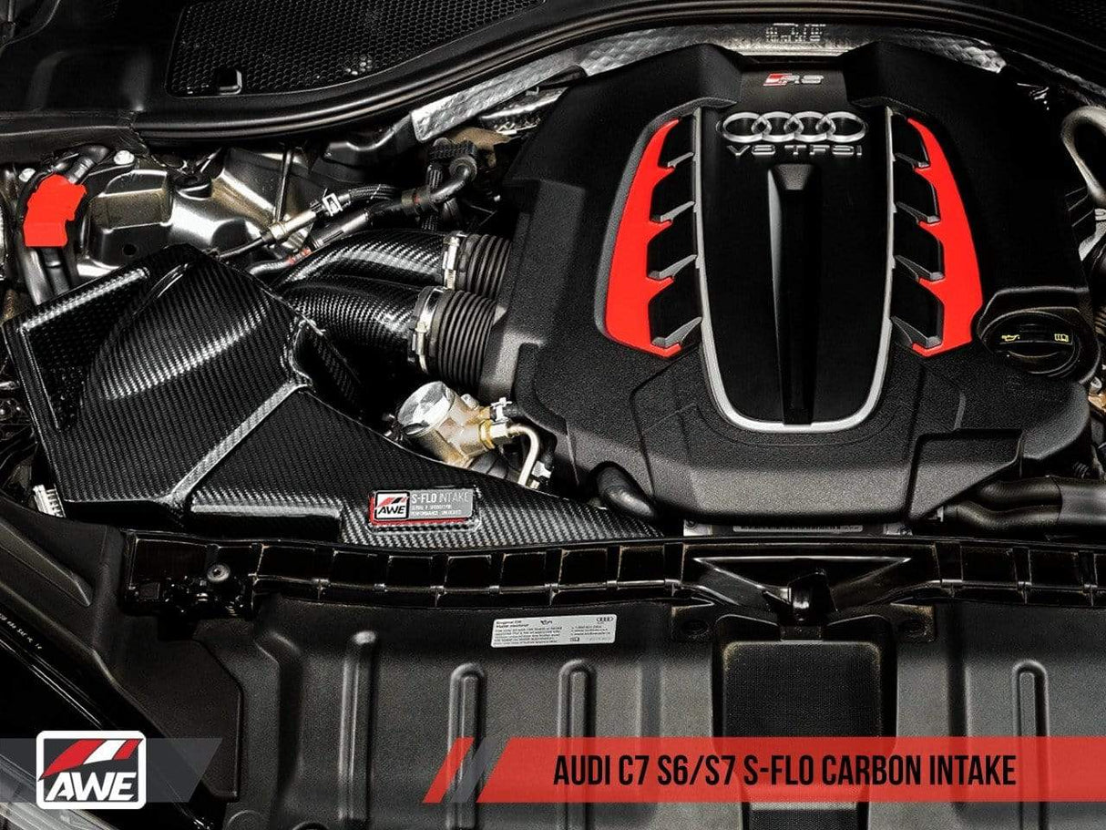 AWE Tuning S-Flo Carbon Intake | Audi S6/S7 4.0T