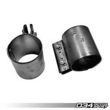 034 Motorsport Res-X Resonator Delete - Audi / 2.9T / B9 / B9.5 / RS5