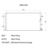 CSF A/C Condenser / 08-16 / Audi / A4 Allroad / A5 / 2.0T