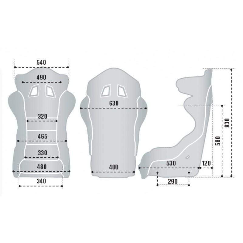 Sparco Pro ADV LF Fiberglass Seat - (NLA) – Brox Tuning