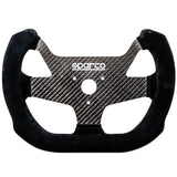 Sparco F10C Steering Wheel Carbon Suede Black