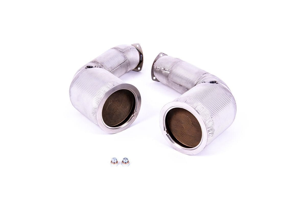 Milltek 3" Large Bore downpipes & Hi-Flow Sports Cat - Audi / 4.0T / 4M / SQ7 / SQ8 / RSQ8