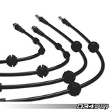 034 Motorsport Stainless Steel Braided Brake Line Kit - Audi / C7 / C7.5 / A6 / A7 / S6 / S7