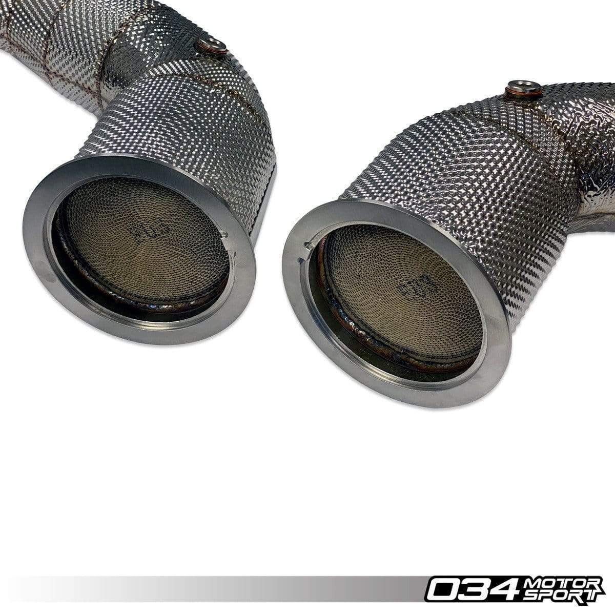 034Motorsport Stainless Steel Racing Catalyst Set | Audi B9 Audi RS5