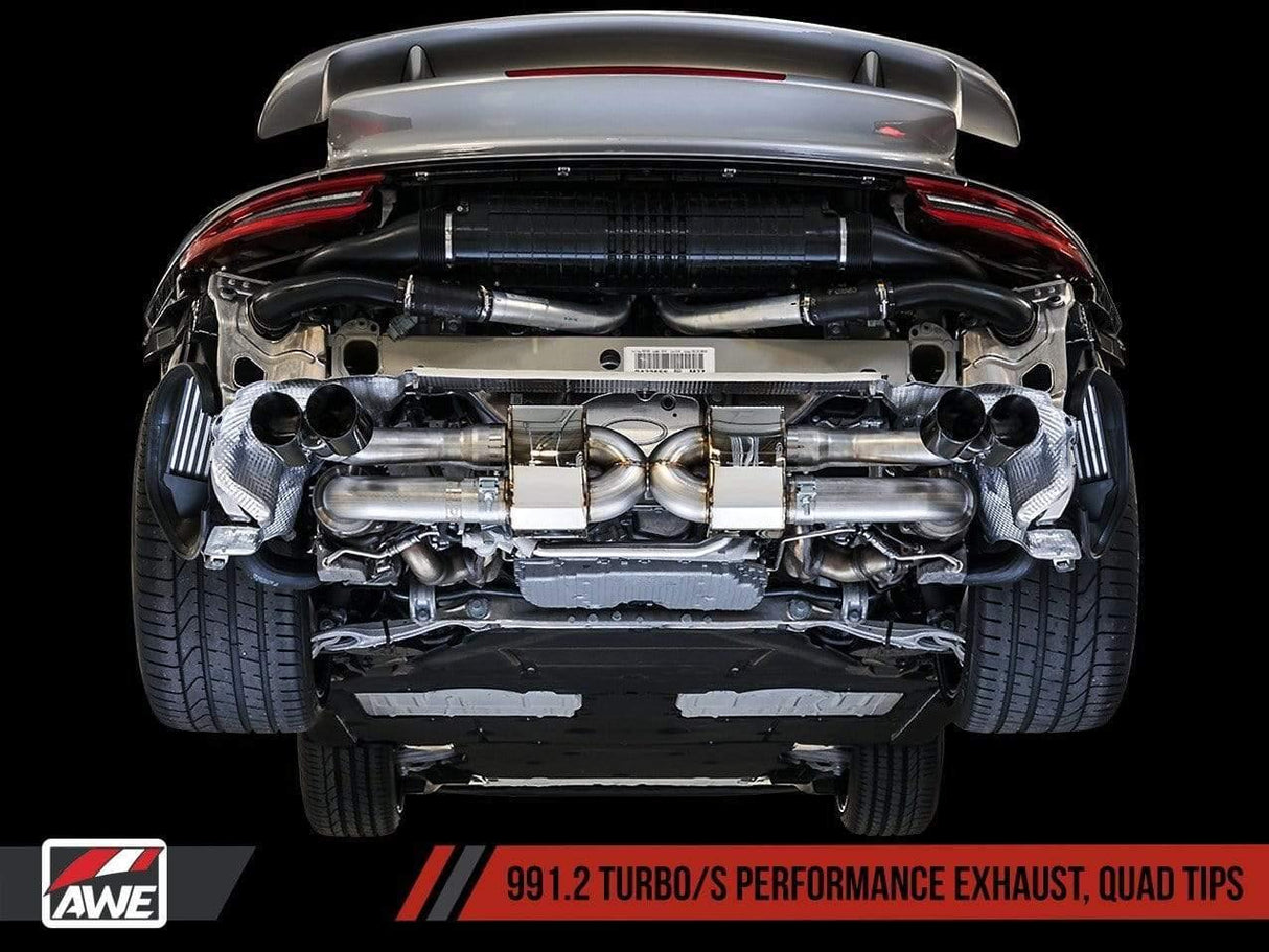AWE Tuning Performance Exhaust System - 991.2 Turbo/S