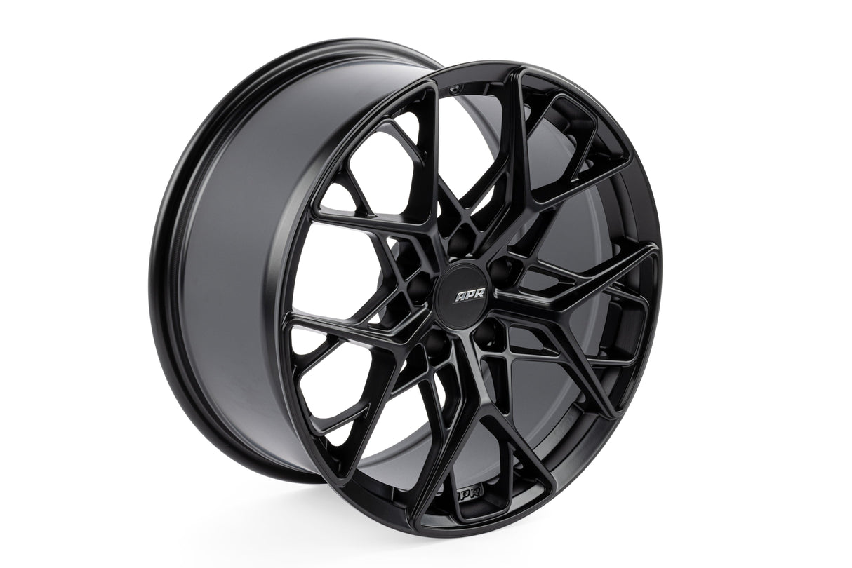 APR A02 19" 5x112 Satin Black Flow Formed Wheel